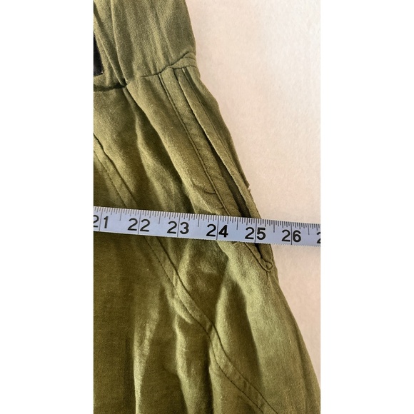 Tallerdevestuario of Colombia Green Adjustable Cotton Maxi Skirt, Lg - Picture 4 of 9